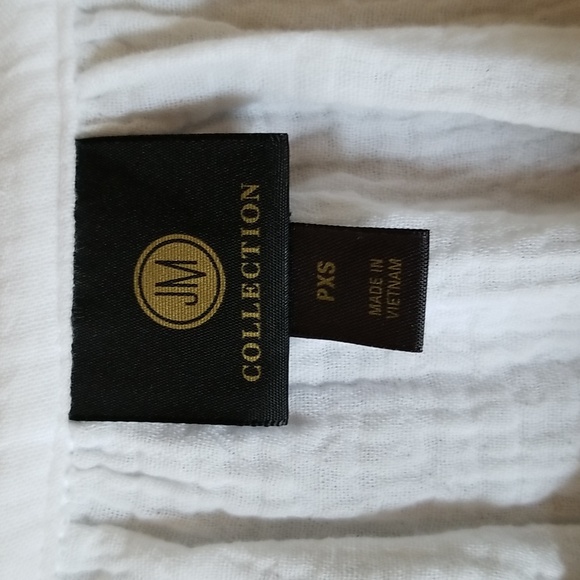 JM Collection Gauze Peasant Top - Picture 9 of 11